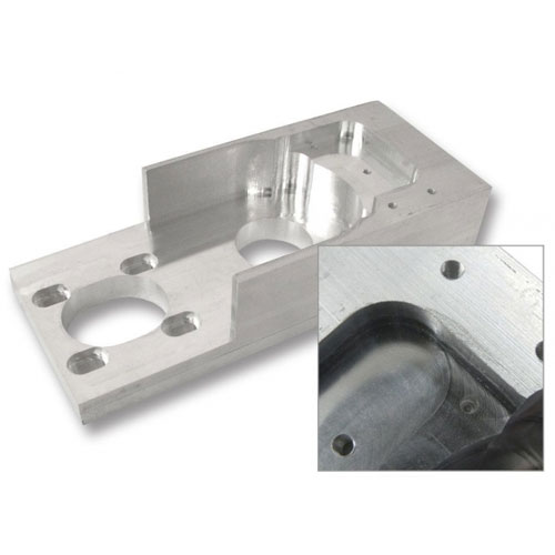 Alloggiamento in alluminio per tornio CNC