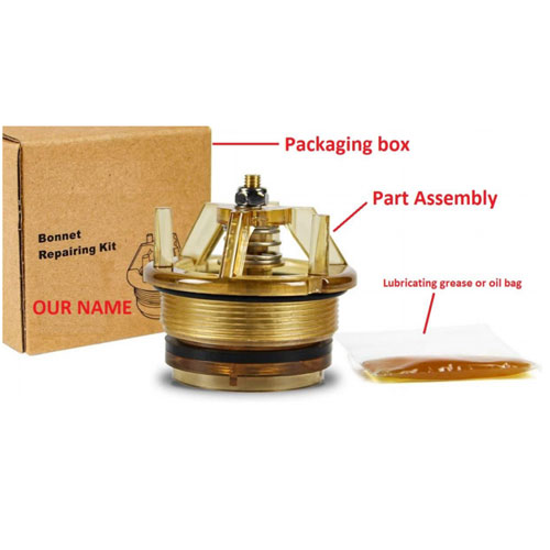 Kit di riparazione dell'otturatore del cofano in rame per il dispositivo antiriflusso 765