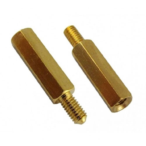 Presa maschio/femmina distanziatore in ottone